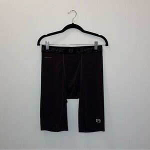 Layer 8 Compression Black Base Layer Shorts Men’s Medium